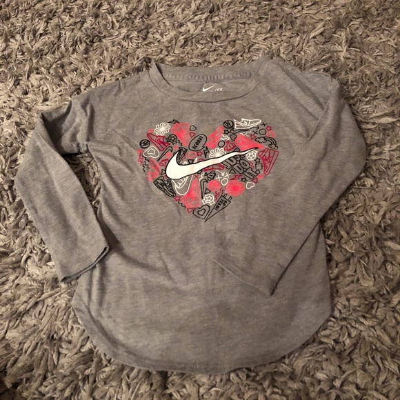 nike tee athletic cut long sleeve